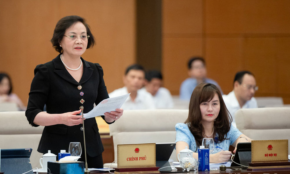  Thông qua về nguyên tắc nghị quyết sắp xếp đơn vị hành chính cấp xã của 34 tỉnh, thành phố sau sáp nhập